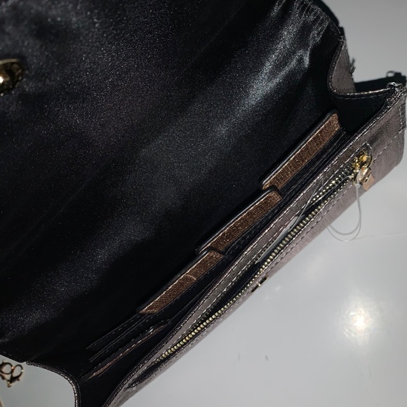 Neiman Marcus clutch Bronze color new - Picture 5 of 14
